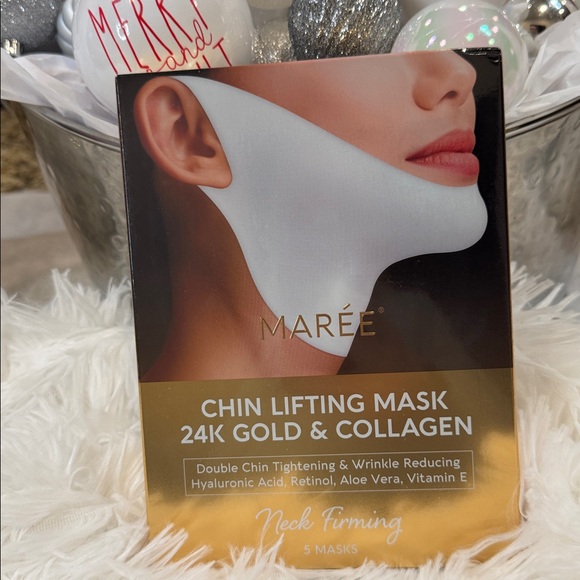BEST SELLER 24K Gold & Collagen Chin Lifting Mask NWT NIB - Picture 11 of 13